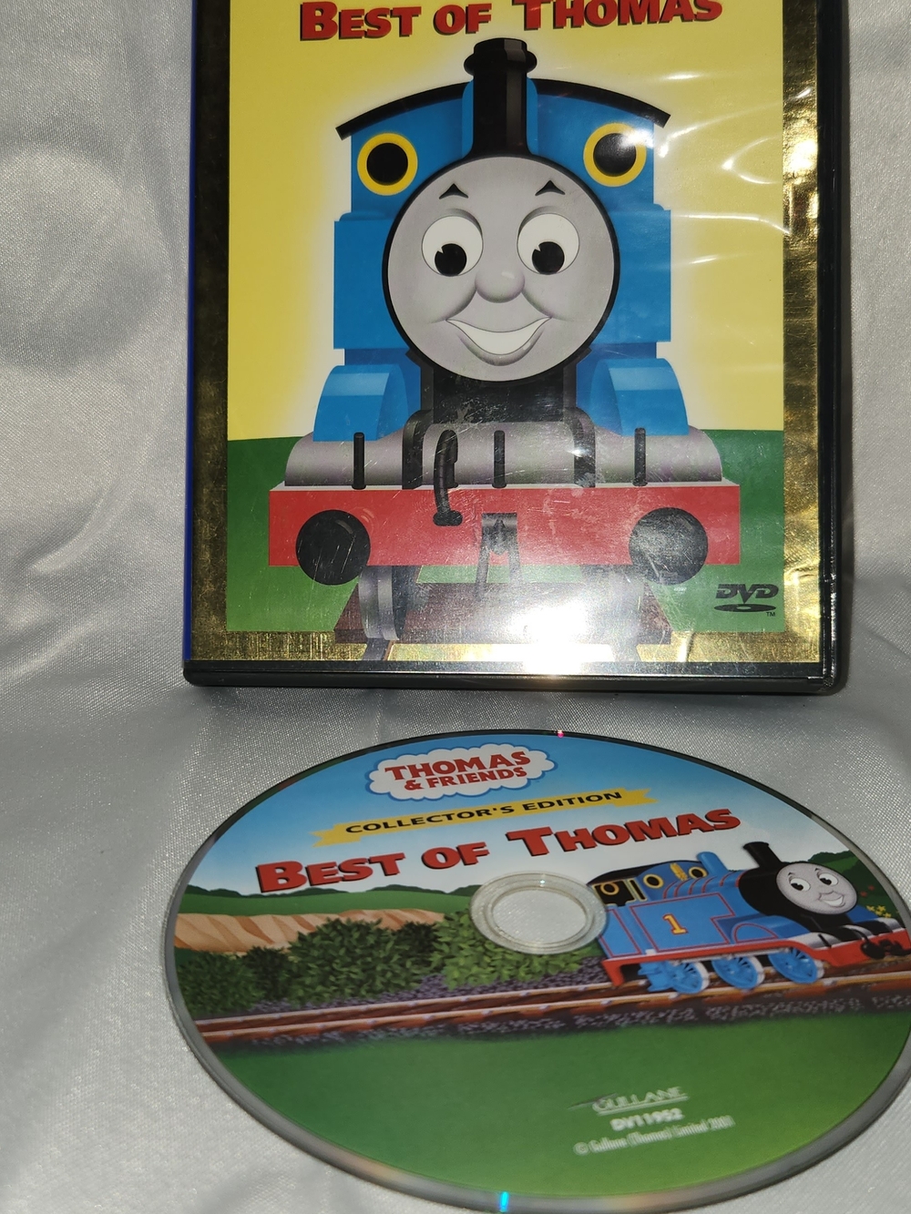 Thomas & Friends DVD with Bright Blue Thomas Artwork